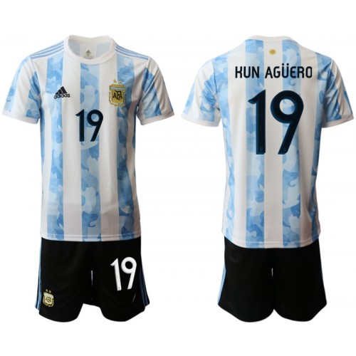 Argentina Dres Kun Agüero 19 Dječji Domaći 2020 Kratkih Rukava Argentina Dres Kun Agüero 19 Dječji Domaći 2020 Kratkih Rukava